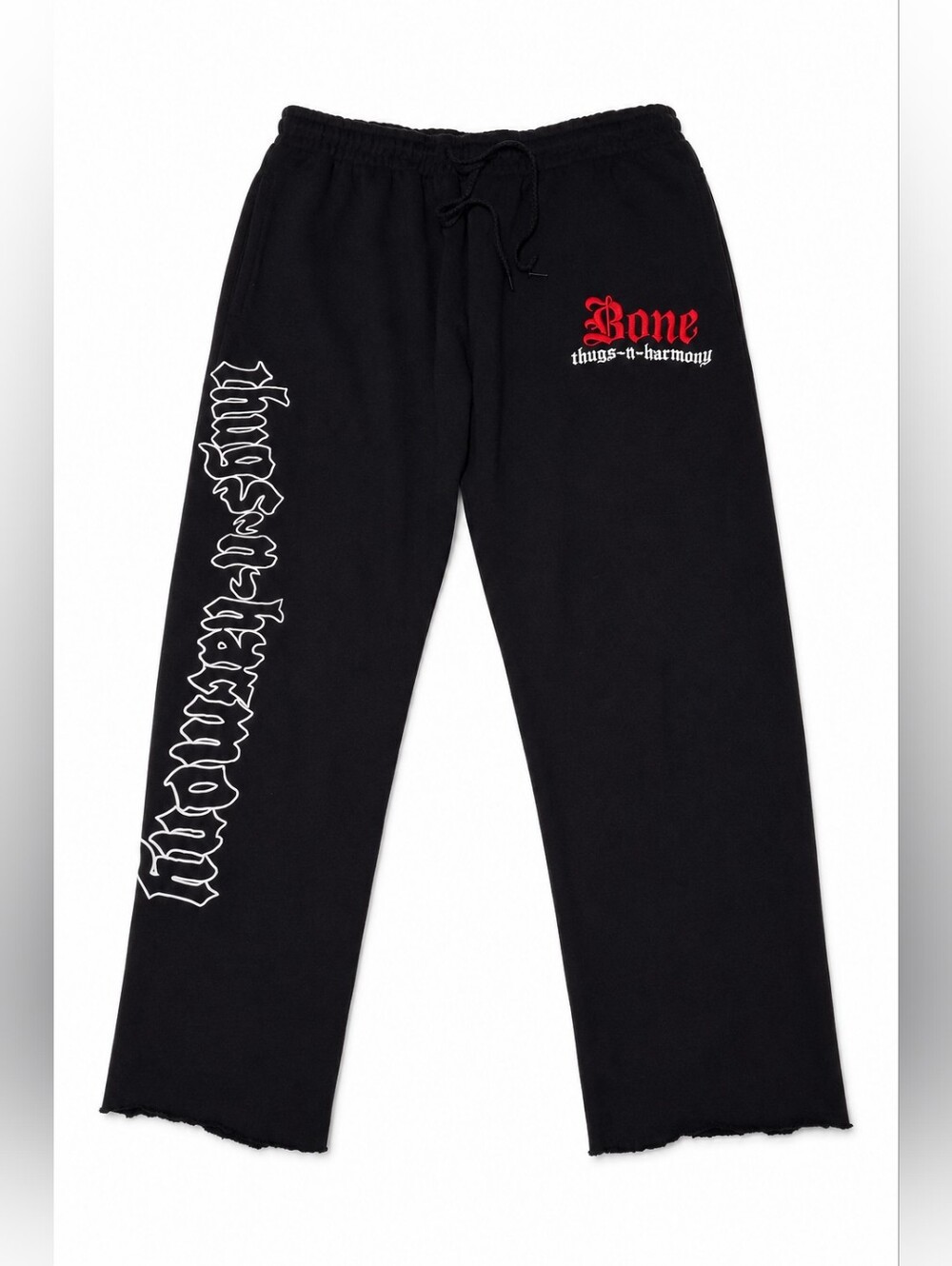 Bone Thugs-N-Harmony x Shoe Palace Black Graphic Sweatpants Size Large (FLAW)